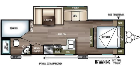 2019 Wildwood Bunkhouse DELIVERY ONLY Towable trailer in Pickens County