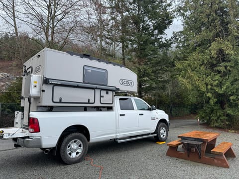 WALTER - 2018 Dodge 3500 Cummins Crew Cab with SCOUT KENAI CAMPER Drivable vehicle in Vancouver