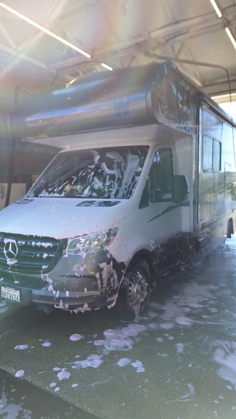 Maintenance of our van is very important to us, we give it a bath prior to each booking.