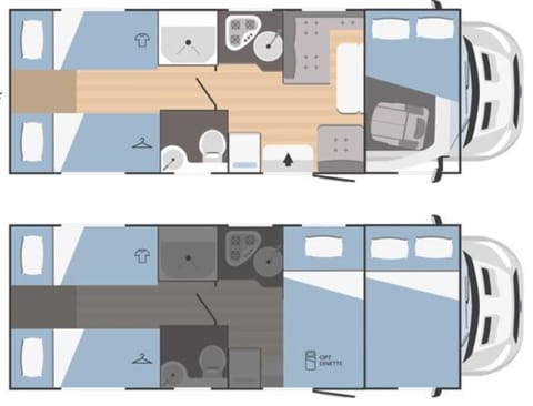 Bruce Twin Bed Automatic (2-5 Berth) Drivable vehicle in Glasgow