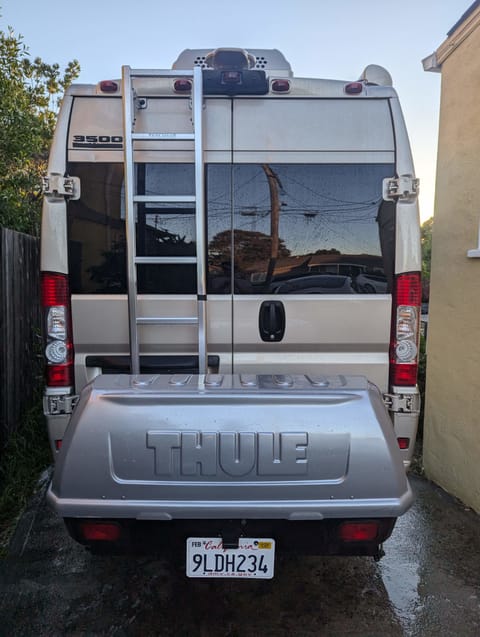 Recently added ladder and optional Thule storage box