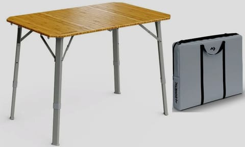 Dometic Go Compact Camp Table - Bamboo
- Product Dimensions: 39.37" L x 25.59" W x 27.36" H
-Easily adjustable to three different heights (coffee tabl