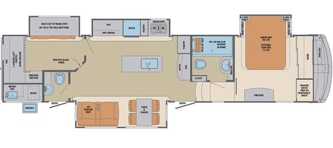 Luxury Bunkhouse Fifth Wheel RV, with 2 separate rooms Ziehbarer Anhänger in Jenks