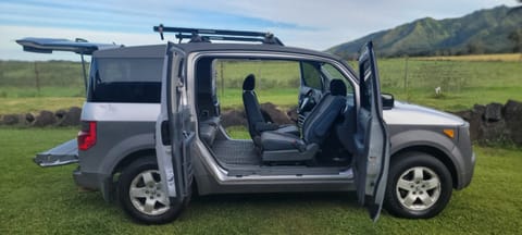 Customizable AWD Honda Element + Daytime Pitstop Access camper in Kauai
