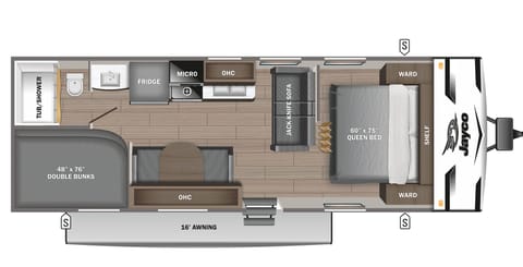 260BHW Floorplan