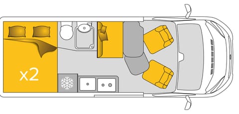 Fourgon aménagé (Idéal 4 personnes) Drivable vehicle in Le Beausset