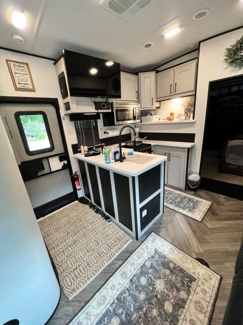 Modern interior with tons of upgrade! Camp is luxury!