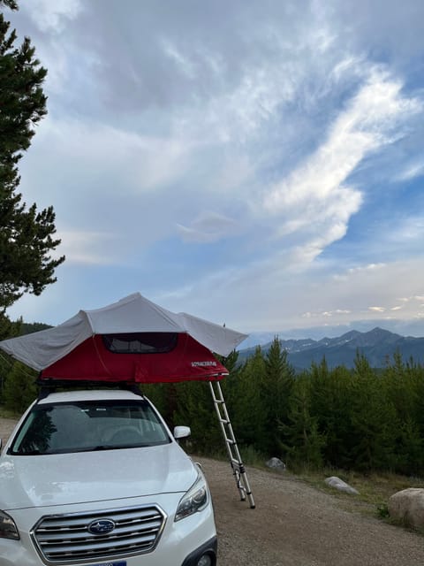 Go Outback! Subaru Outback with comfortable roof top tent! Campervan in Englewood