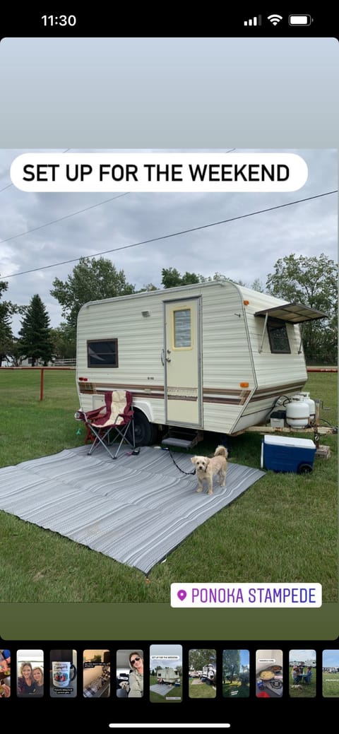 The little trailer of the group. 