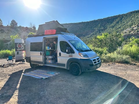 2014 Dodge Promaster w/ Rooftop Tent Sleeps 5 Drivable vehicle in Eau Claire