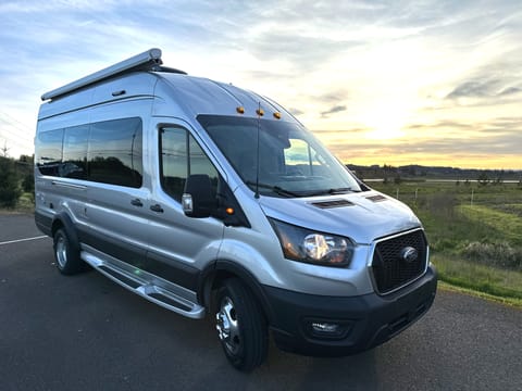"Bigfoot" is ready for all your adventures. This brand new 2024 Pleasure-Way rig on all-wheel-drive Ford Transit is super easy to drive and operate. Huge lithium and solar, 3,000 watt inverter, and loads of creature comforts to make your road trip and camping fun and easy.  