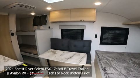 Brand new 2024, Salem FSX, (pull with a SUV or minivan) Pets ok! trailer. Towable trailer in Halton Hills