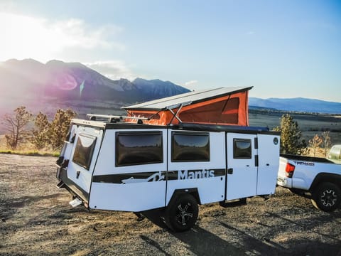 Welcome to our brand new 2023 Taxa Mantis! This is the perfect adventure trailer for your family camping throughout Colorado and beyond!