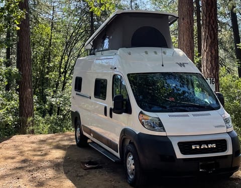 2022 Winnebago Solis White Pop Top Sleeper Drivable vehicle in Mill Valley