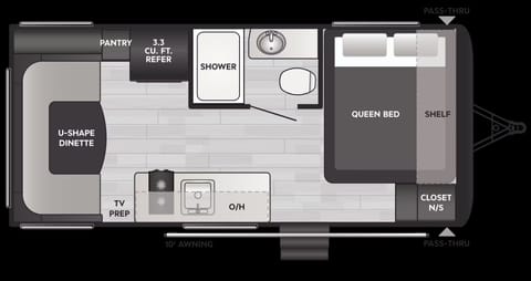 #16 - 2021 Keystone Hideout 177rd - 17 ft Towable trailer in Temple