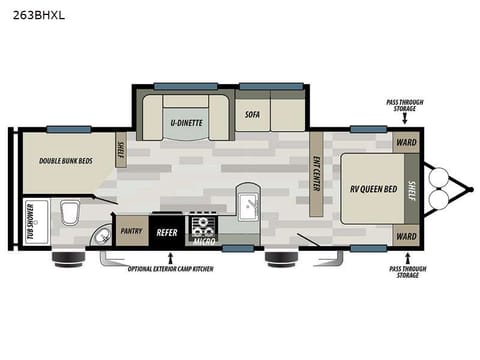 2022 Forest River Wildwood X-Lite Rimorchio trainabile in Lancaster