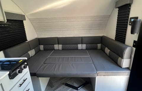 Dinette converted to sleeper