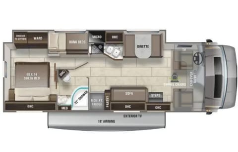 “HAPPY OC RV” 2021 Entegra Coach Odyssey 31F with Bunk Beds! Drivable vehicle in San Juan Capistrano