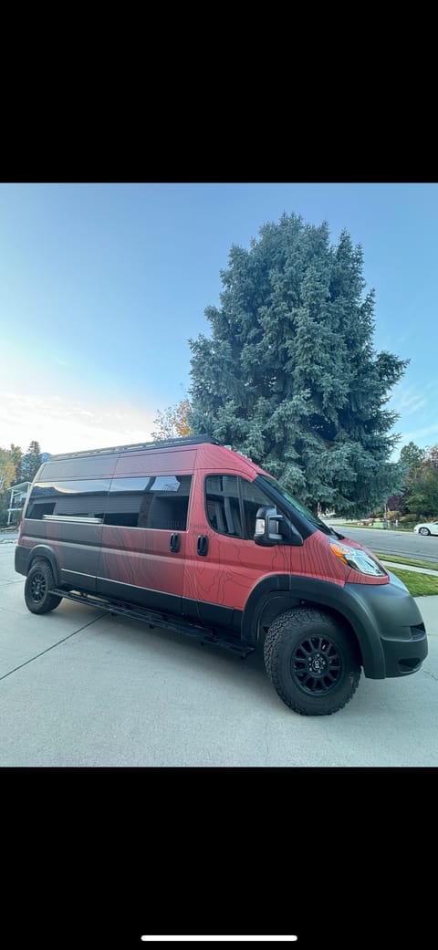 Luxury 2021 Adventure Campervan - Red Drivable vehicle in Cottonwood Heights