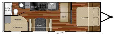 2013 Heartland Pioneer 25BH Towable trailer in Pinetop-Lakeside