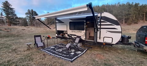 Mighty duck has everything you need to feel at home in the wilderness. Towable trailer in Laramie