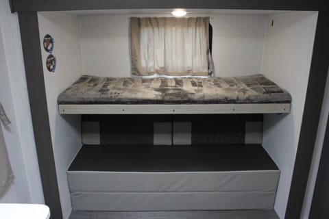 Glamp in a brand new 2024 Wildwood Towable trailer in Ozark