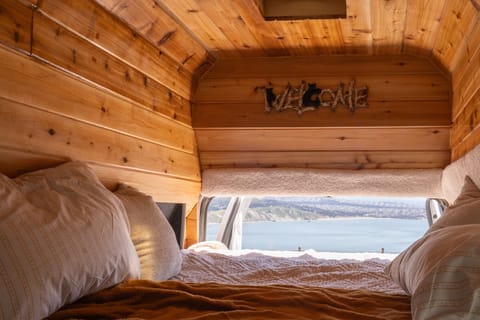 San Francisco Bay views from bed.