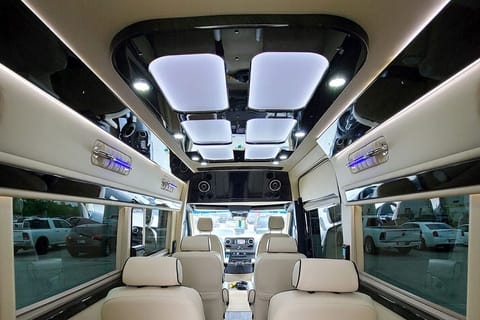 6C Sprinter Rental- 2025 Mercedes Ultimate Coach Drivable vehicle in Blue Ash