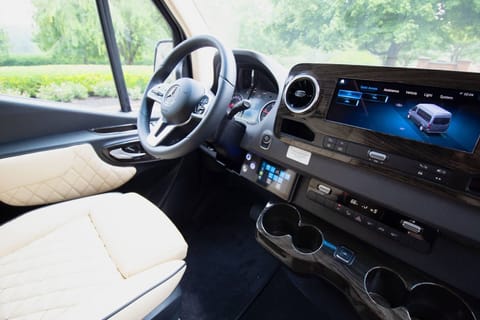 6C Sprinter Rental- 2025 Mercedes Ultimate Coach Drivable vehicle in Blue Ash