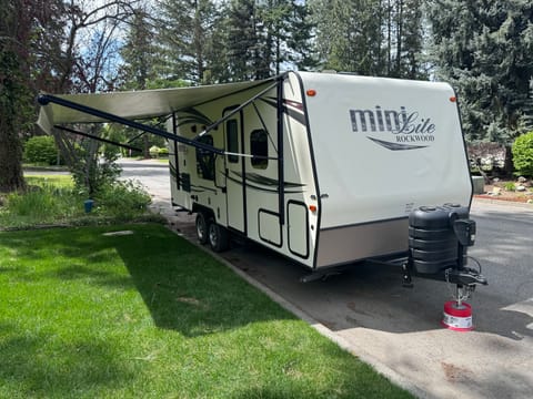 Electric Awning extended