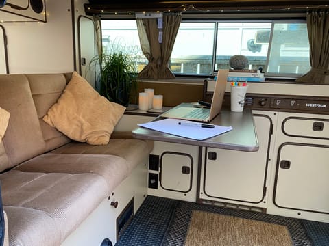 Classic 1985 VW Westfalia “Goldie”  interior