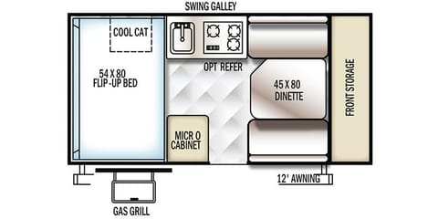 Meet Roxy! The cutest A-Frame Camping Trailer for 2-4 people! Towable trailer in Templeton