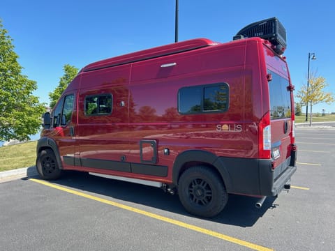 PJ’s 2022 Winnebago Solis 59P with rooftop AC Drivable vehicle in Idaho Falls