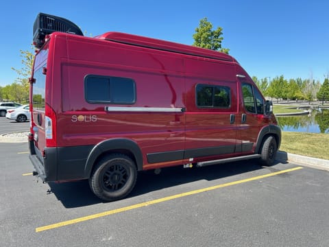 PJ’s 2022 Winnebago Solis 59P with rooftop AC Drivable vehicle in Idaho Falls