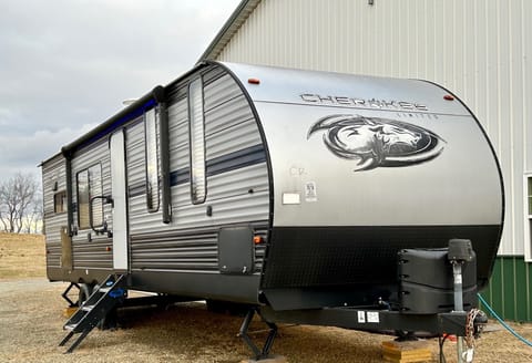 33 Foot RV with Awning