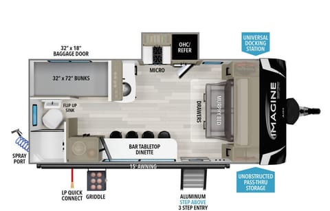 2024 IMAGINE AIM - Design Ready for your Next Adventure Towable trailer in Rocklin