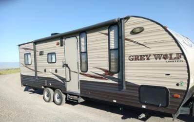 Feels Like Indoor/ Outdoor Living In Our 2016 Toyhauler Towable trailer in La Grande