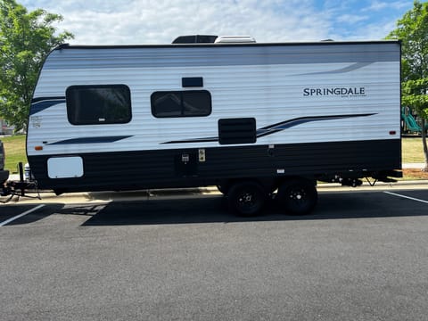 Compact Family friendly Keystone Mini Towable trailer in Matthews