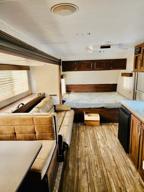 Compact RV for rent Towable trailer in San Leon