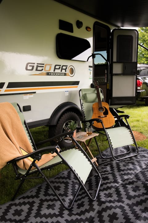 Meet 'Willow'  the bunk house with bike garage - 2022 Rockwood Geo Pro 19BH Towable trailer in Middleton