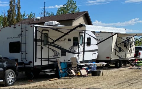 Rice's Open Range Ultra Lite Travel Trailer Drivable vehicle in Spruce Grove