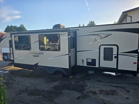 Adventure awaits in our custom Tracer bunkhouse camper Towable trailer in Chilliwack