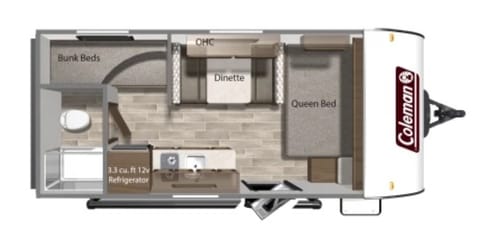 2024 Coleman Lantern Lt 17B Towable trailer in Washington