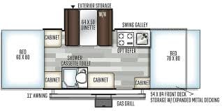 Forest River RV Rockwood Extreme Sports 232ESP Pop Up Towable trailer in Apache Junction