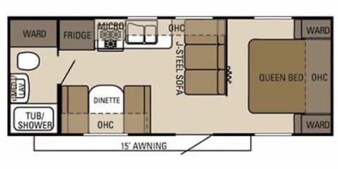 Jodi and Jerry’s Autumn Ridge Towable trailer in Georgina