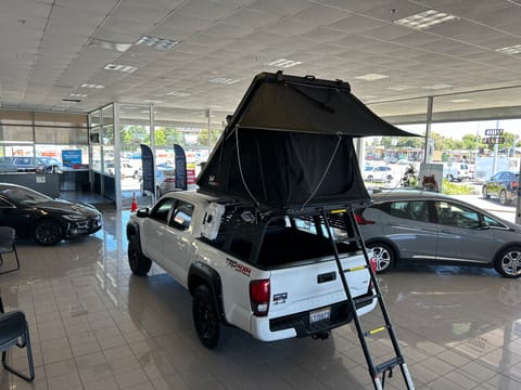 Toyota Tacoma Crew Cab 4x4 with Overland Rack and Roof Top Tent RV in Hayward