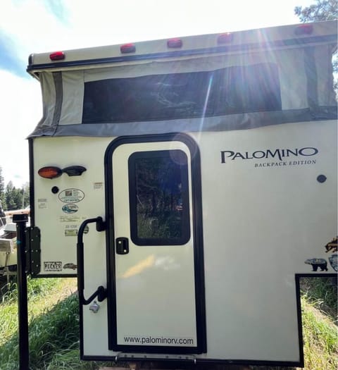 2018 Palomino Backpack Edition & Chevy Silverado Truck Camper Drivable vehicle in Great Falls