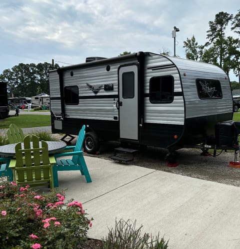 My summer place of relaxation.  This is my 20 ft Retro Riverside 176.  Wonderful place away from home.  