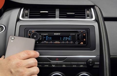 State-of-the-art Bluetooth cd/radio/MP4 player for your Iphone or Android jams and maps.