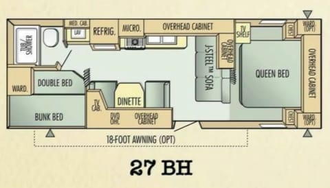 Jayco Jayflight Bunkhouse edition Towable trailer in Medicine Hat